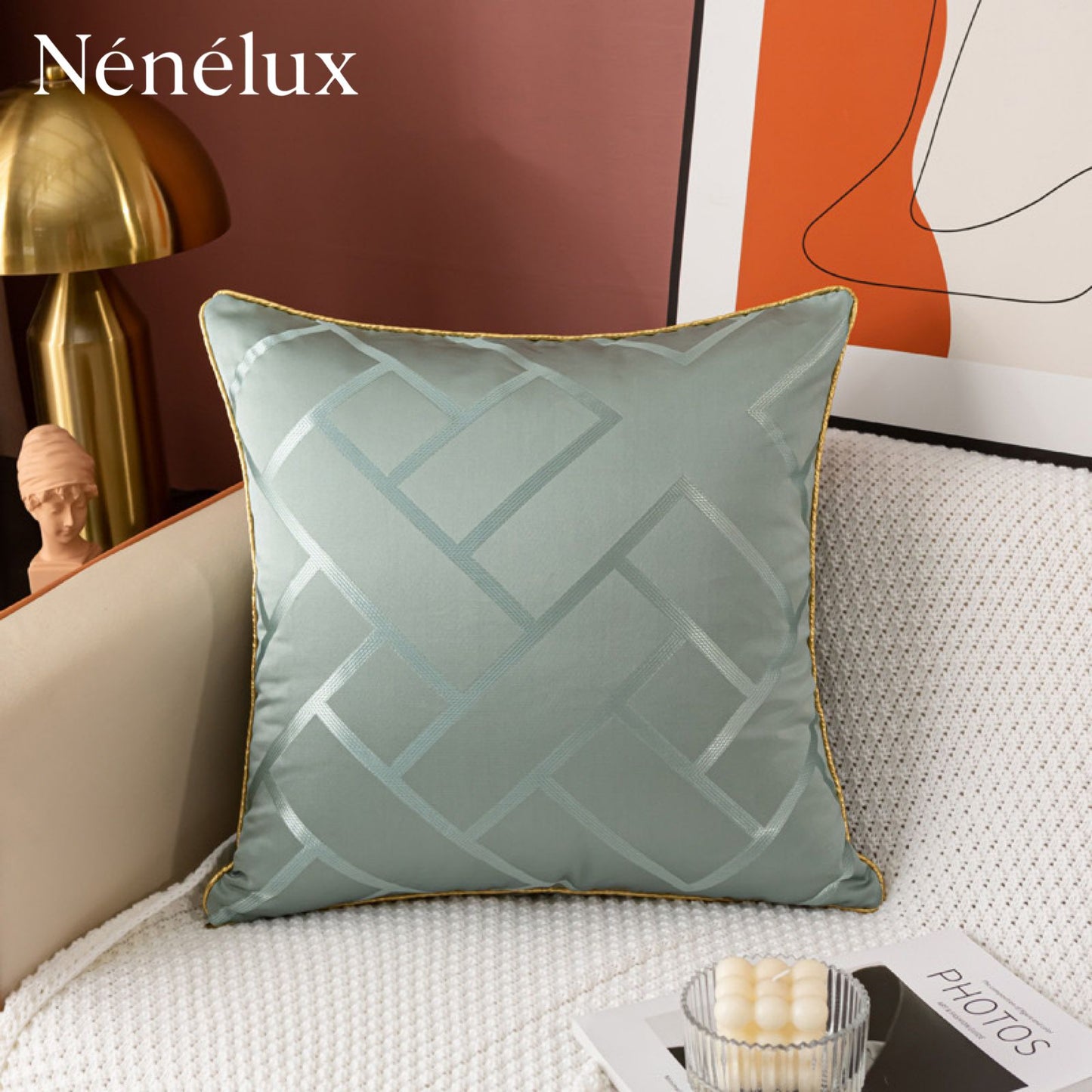 Aurora Grid Luxe – Aqua Breeze (Pack of 4)