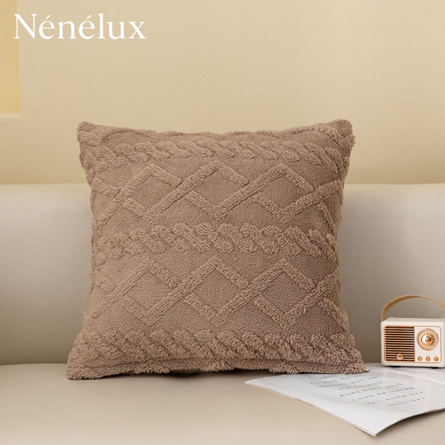 Nordic Haven Taupe Brown - (Pack of 4)